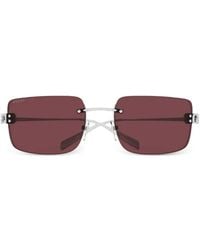 Gucci - Rimless Rectangle-Frame Sunglasses - Lyst