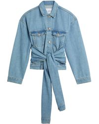 Axel Arigato - Jacke Mit Bindegürtel - Lyst