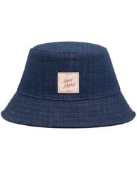 Ami Paris - Topstitchings Denim Hat - Lyst