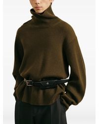 CROQUIS - Button-Shoulder Ribbed Sweater - Lyst