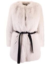 Blancha - Chaqueta Con Cinturón - Lyst