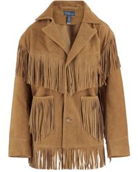Polo Ralph Lauren - Fringe Suede Jacket - Lyst