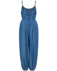 Carolina K - Embroidered Appliqué Jumpsuit - Lyst