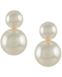 Jennifer Behr - Iris Pearl-Detail Earrings - Lyst