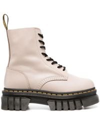 Dr. Martens - Audrick 8-eyeye Lux Leather Ankle Boots - Lyst