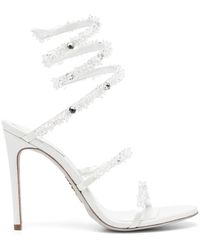 Rene Caovilla - 105Mm Cinderella Sandals - Lyst