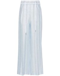 Peserico - Pantalones a rayas - Lyst