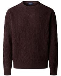 Hackett - Cable-Knit Crew-Neck Sweater - Lyst