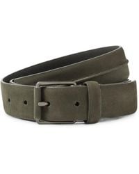 ZEGNA - Dark-- Nubuck Belt - Lyst