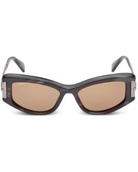 Max Mara Eyewear - Zonnebril Met Geometrisch Montuur - Lyst