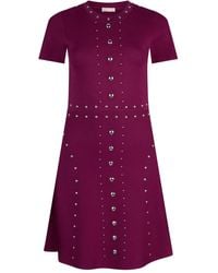 Liu Jo - Knit Dress With Studs - Lyst