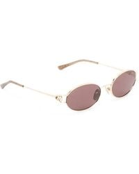 Gucci - Interlocking G Oval-Frame Sunglasses - Lyst