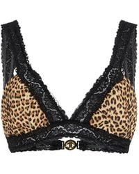 Roberto Cavalli - Leopard Print Lace Swimwear - Lyst