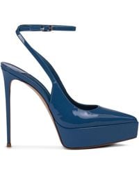 Le Silla - Uma Patent Leather Platform Pumps - Lyst