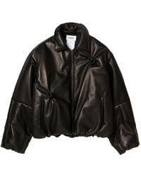 Doublet - Inflated Balloon Leather Jacket - Lyst
