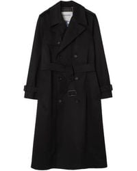 Burberry - Long Gabardine Hoxton Trench Coat - Lyst