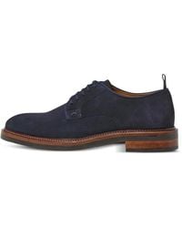 Hackett - Egmont Fine Suede Derby Shoes - Lyst