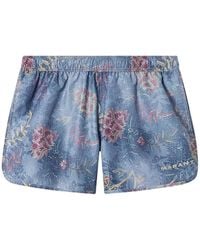 Isabel Marant - Vicente Floral-Print Swim Shorts - Lyst