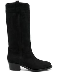 Fay - 45Mm Suede Boots - Lyst