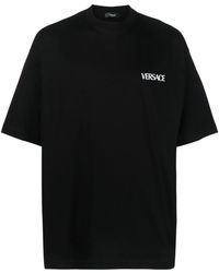 Versace - コットンジャージーtシャツ - Lyst