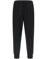 BOSS - Hadiko Stretch-Cotton Track Pants With Puff-Print Logo - Lyst