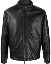 Giorgio Brato - Zip-Up Leather Jacket - Lyst