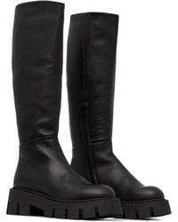 COPENHAGEN - Knee-High Lug-Sole Boots - Lyst