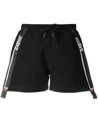 DSquared² - Pantalones cortos de deporte con logo - Lyst