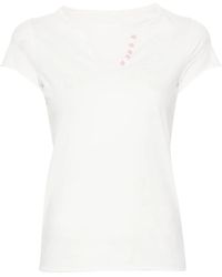 Zadig & Voltaire - Logo-Print Cotton T-Shirt - Lyst