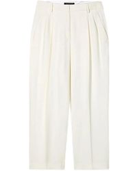 Luisa Cerano - Pantalon À Design Plissé - Lyst