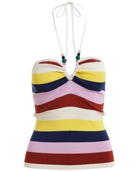 Essentiel Antwerp - Striped-Pattern Top - Lyst