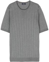 Barba Napoli - Pull En Soie À Design Nervuré - Lyst