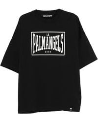 Palm Angels - Vintage Box Logo Printed Short-Sleeve T-Shirt - Lyst