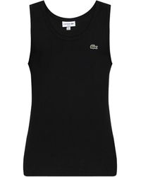 Lacoste - Ribbed-Knit Tank Top - Lyst