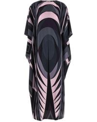 PUCCI - Printed Silk Kaftan - Lyst