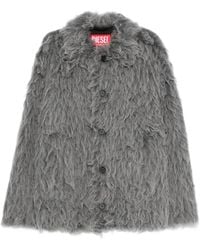 DIESEL - Faux Fur & Shearling Jackets - Lyst