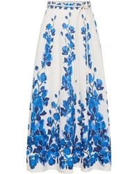Rebecca Vallance - Midi-Rok Met Bloemenprint - Lyst