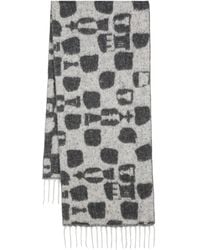 Henrik Vibskov - Chess Pieces-Jacquard Wool Scarf - Lyst