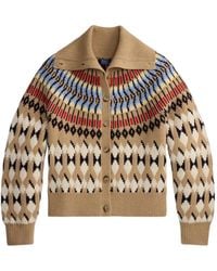 Polo Ralph Lauren - Geo-Motif Wool-Cashmere Cardigan - Lyst