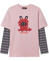 Mini Cream - Oberteil mit grafischem Print - Lyst