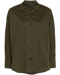 FEDERICA TOSI - Button-up Popeline Overhemd - Lyst