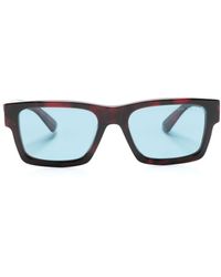 Prada - Tortoiseshell-Effect Rectangle-Frame Sunglasses - Lyst