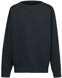 Maison Margiela - Numeric Sweatshirt mit Logo-Stickerei - Lyst