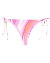 MC2 Saint Barth - Abstract-Print Bikini Bottoms - Lyst