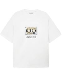 Les Deux - Cassette-Print T-Shirt - Lyst