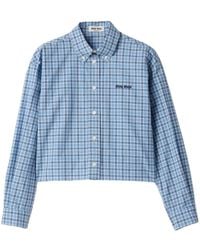 Miu Miu - Camicia Cropped - Lyst