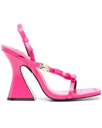 Versace - 110mm Bow-detailed Sandals - Lyst