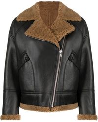 Yves Salomon - Zip-up Leather Jacket - Lyst