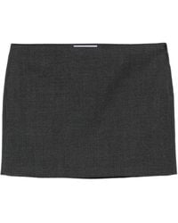 Givenchy - Wool Mini Skirt - Lyst