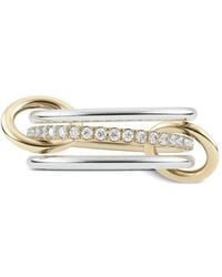 Spinelli Kilcollin - 18K And Three Link Diamond Ring - Lyst